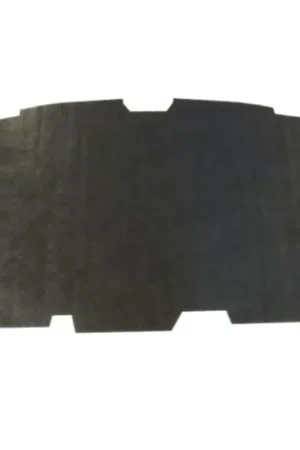 Hood Insulation Pad 1/2" Fiberglass for 1979-86 Chevrolet Chevette Gray/Black Premium