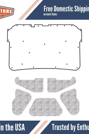 Hood Insulation Pad Heat Shield for 1987-1996 Dodge Truck Under Cover Smooth High Quality