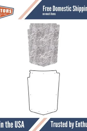 Hood Insulation Pad Heat Shield for 1968-1972 Chevy Corvette, G-036 Flags Order Now