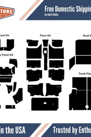 Insulation Sound Deadener Kit for 1971-1973 Mercury Cougar Coupe Shield Complete Order Now
