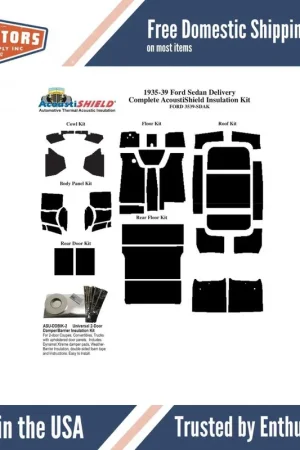 Exclusive Offer Roof/Headliner Insulation Kit for 1935-1937 Ford Panel Delivery