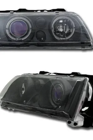Get Yours Black Blue Two Halo Pro Headlights