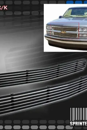Billet Black Front Grille Modern