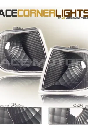 Black Corner Lights Genuine