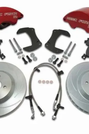 Grab Now SSBC Disc Brake Kit with Force 10 Super-Twin 2-Piston Aluminum Calipers & 13 Inch Rotors - Front - A174-1