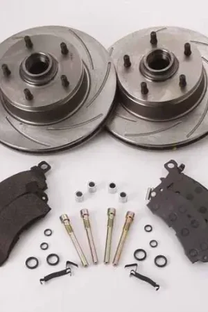 Deal SSBC Turbo Slotted Rotors & Pads - Front - A2370007