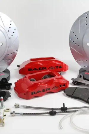Bulk Order Baer Brakes 4301411S Baer Brakes 13" Track4 Front Brake Kit, Silver, SDZ