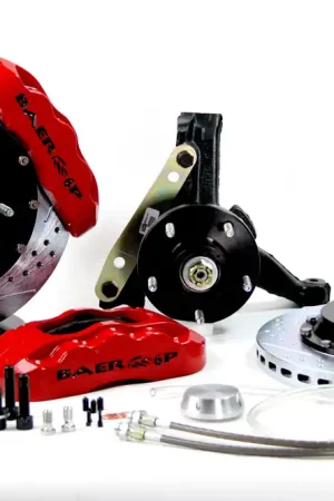 Top Rated Baer Brakes 4301342R-X1 Baer Brakes 13" Pro+ Front Brake Kit, Red, SDZ, ARP Studs