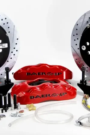 Fan Favorite Baer Brakes 4302352FR Baer Brakes 13" Pro+ Rear Brake Kit, Fire Red, SDZ