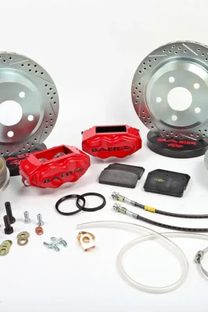 Baer Brakes 4262279R-1 Baer Brakes 12" SS4 Rear Brake Kit, Red, Slot Express Delivery