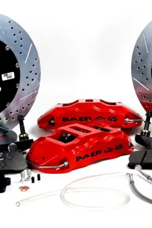 Baer Brakes 4302470R Baer Brakes 14" Extreme+ Rear Brake Kit, Red, SDZ Exclusive