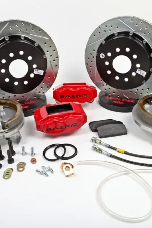 Baer Brakes 4302424GB-1 Baer Brakes 13" SS4+ Rear Brake Kit, Grabber Blue, Slot Money Back Guarantee