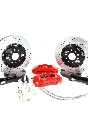 Crafted Baer Brakes 4301333S Baer Brakes 14" Pro+ Front Brake Kit, Silver, SDZ