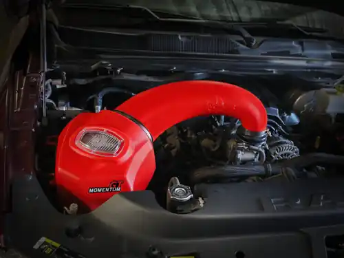 Secure Checkout aFe Momentum GT Pro DRY S Intake System Red Edition - 2019-2024 RAM 1500 V8-5.7L HEMI - 50-70013DR