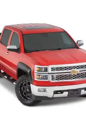 Buy Direct Bushwacker 2019-2020 Chevrolet Silverado 1500 Extend-A-Fender Style Flares 2pc 78.8in Bed - Black #40152-02