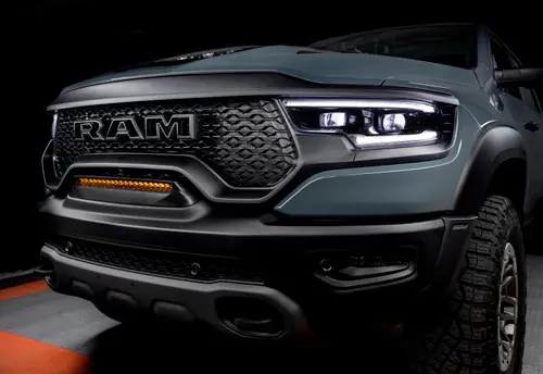 Oracle 2019-2024 RAM Rebel / 2021-2024 TRX Front Bumper Flush AMBER LED Light Bar System - 5885-005 Direct From Factory