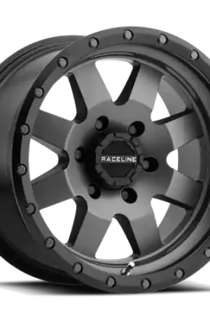 Raceline 935G Defender 17x9in / 8x170 BP / -12mm Offset / 130.81mm Bore - Gunmetal Wheel Modern