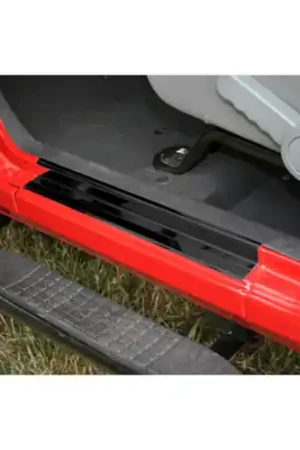 Rugged Ridge 07-18 Jeep Wrangler JK Black Door Entry Guard Set Modern