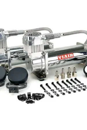 Top Pick Air Lift Viair 444C Dual Pack Compressor - 200 PSI - Chrome - 23444