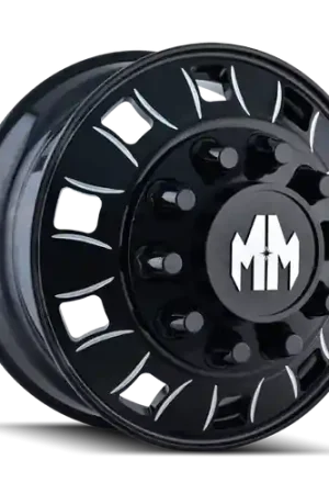Direct From Manufacturer Mayhem 8180 BigRig 22x8.25 / 10x285.75 BP / 169mm Offset / 220.1mm Hub Inner Black Wheel