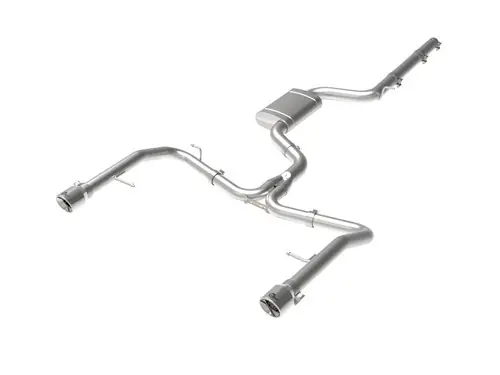 afe 19-21 VW Jetta GLI (MKVII) L4-2.0L (t) MACH Force-Xp 304 SS Cat-Back Exhaust System Polished Tip - 49-36432-P Buy Direct
