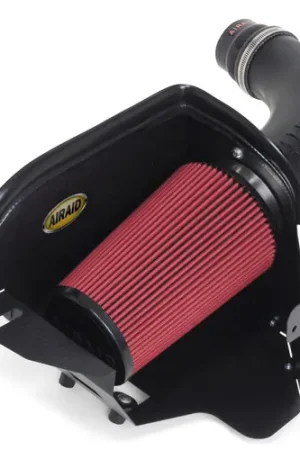 Airaid 07-11 Jeep Wrangler JK 3.8L CAD Intake System w/ Tube (Dry / Red Media) Money Back Guarantee