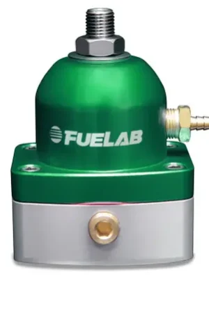 Fuelab 535 EFI Adjustable Mini FPR 25-90 PSI (2) -6AN In (1) -6AN Return - Green Fresh Stock