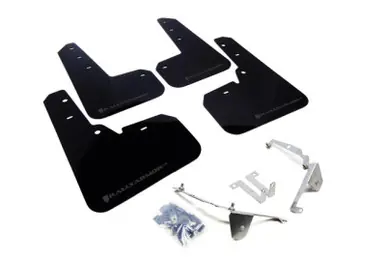 Rally Armor 13+ Subaru XV Crosstrek Black Mud Flap w/ Grey Logo Cheap