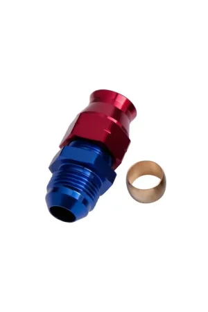 Aeroflow 5/16" Hard Line To -6AN Male Adapter w/Olive - Black Luxury