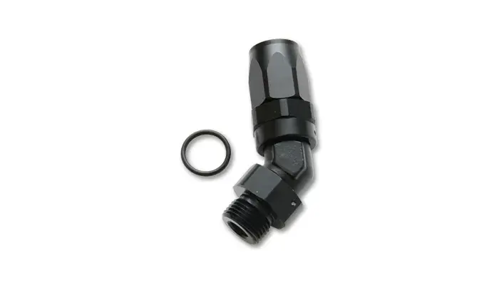 Vibrant Performance Male Hose End Fitting 45 Degree Size: -8AN Thread: - 8 3/4"-16 No Minimum Order