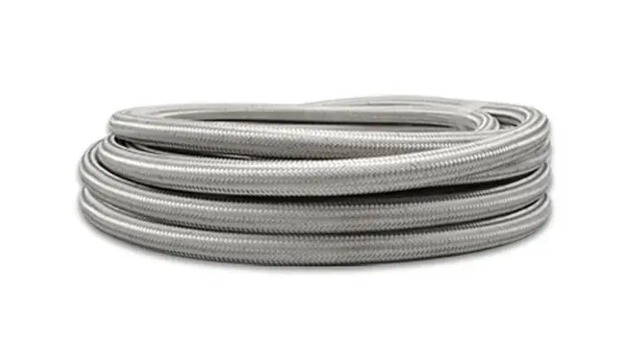 Big Sale Vibrant Performance 10ft Roll of Stainless Steel Braided Flex Hose with PTFE Liner AN Size: -16