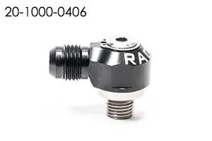 Secure Checkout Radium Engineering V2 4AN ORB to 6AN Male Flare Low Profile Swivel Banjo Fitting