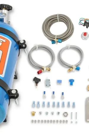 Best Price NOS Single Fogger Wet Nitrous System - Multi-Fit For 8 Cylinder Multi-Point EFI Engines, includes 10 lb Blue Bottle. 75-125 hp.