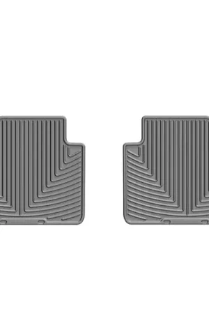 Premium WeatherTech 12+ BMW 3-Series (F30) Rear Rubber Mats - Grey | Graveyard Performance