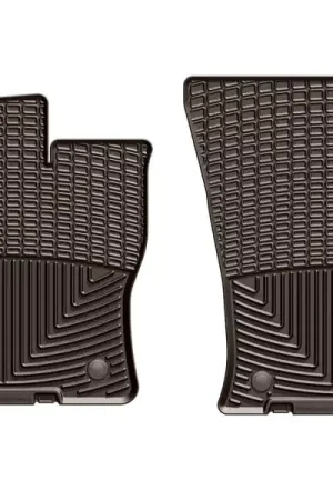 WeatherTech 2015+ Audi A3/S3 Front Rubber Mats - Cocoa | Graveyard Performance Modern