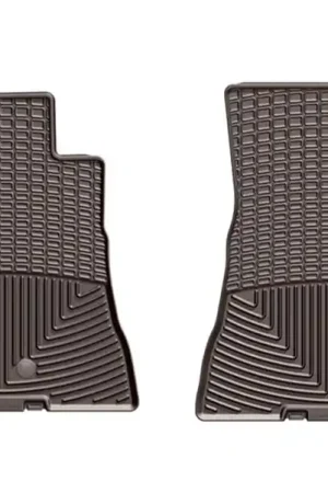 WeatherTech 2015+ Ford Mustang Shelby GT350/GT350R Front Rubber Mats - Cocoa | Graveyard Performance Place Order