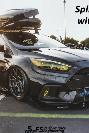Ford Focus RS (2016-2018) Front Splitter V2 | Graveyard Performance Must Have
