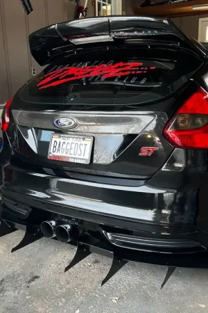 Today Only Ford Focus ST (2011-2018) Rear Diffuser V3 | Graveyard Performance