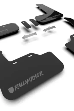 Rally Armor 22-25 Subaru WRX Black UR Mud Flap Altered Font Dark Grey Logo | Graveyard Performance Authentic