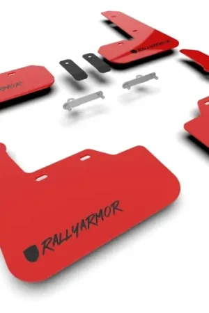 Fresh Stock Rally Armor 22-25 Subaru WRX Red UR Mud Flap Altered Font Black Logo | Graveyard Performance