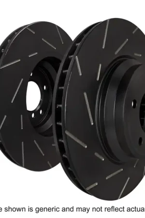 EBC 2019+ Hyundai Veloster N 2.0T (2nd Gen w/Performance Package) USR Slotted Front Rotors | Graveyard Performance Price Drop