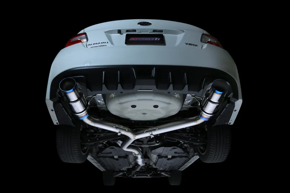 Tomei Full Titanium Dual Muffler Expreme Ti Type-D Exhaust | 2011-2021 Subaru WRX / STI GV/VA Sedan (TB6090-SB02D) | Graveyard Performance Get Yours