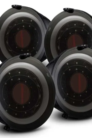 In Demand AlphaRex 05-13 Chevrolet Corvette PRO-Series LED Tail Lights Jet Black | Graveyard Performance