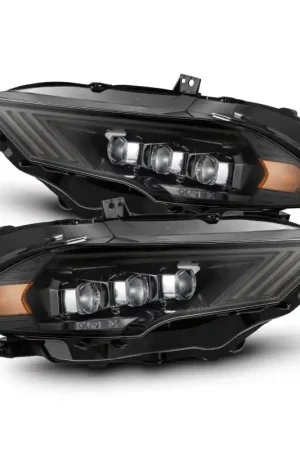 AlphaRex 18-22 Ford Mustang NOVA-Series LED Projector Headlights Alpha-Black | Graveyard Performance Reduced Price
