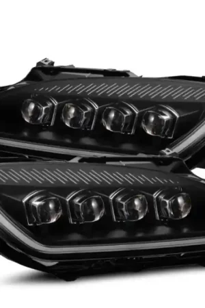 AlphaRex 99-09 Honda S2000 NOVA-Series Projector LED Headlights - Black | Graveyard Performance Handmade