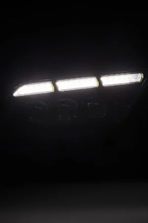 AlphaRex 13-14 Ford Mustang NOVA-Series LED Projector Headlights Blk w/Activ Lght & Seq.Sig / SB DRL | Graveyard Performance Fan Favorite