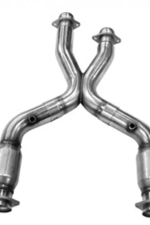 Get Yours Kooks 99-04 Ford Mustang GT / Cobra 3in In x 2 1/2in OEM Out Cat SS X Pipe Kooks HDR Req | Graveyard Performance