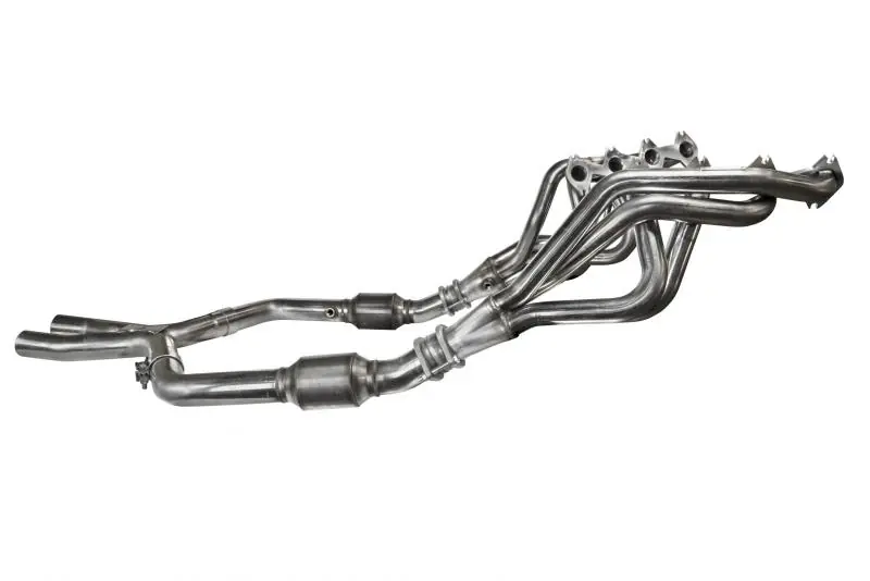 Best Choice Kooks 05-10 Ford Mustang GT Manual 1 5/8in x 2 1/2in SS Long Tube Headers and OEM Catted SS X Pipe | Graveyard Performance