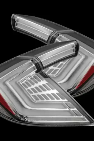 Limited Edition AlphaRex 16-21 Honda Civic Hatchback / Type-R FK8 Nova-Series LED Tail Lights (Pair) - Clear | Graveyard Performance