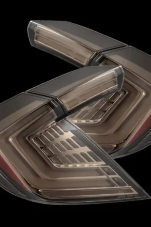 Certified AlphaRex 16-21 Honda Civic Hatchback / Type-R FK8 Nova-Series LED Tail Lights - Clear Smoke | Graveyard Performance